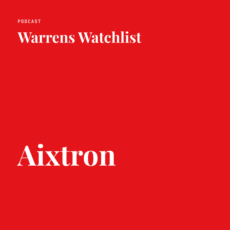 Warrens Watchlist · Aixtron