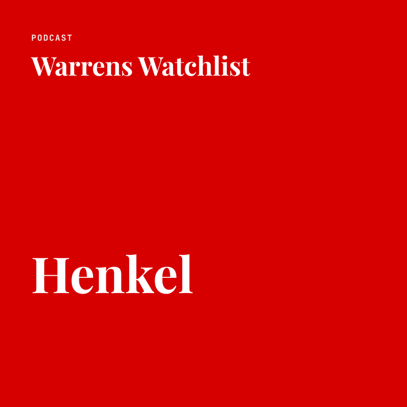 Warrens Watchlist · Henkel