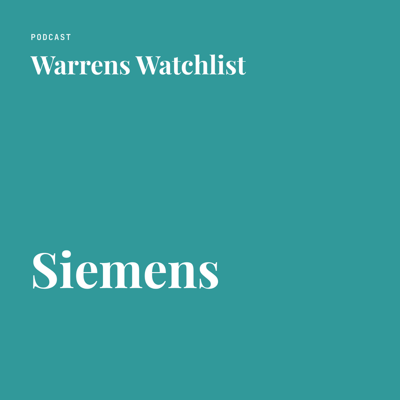 Warrens Watchlist · Siemens