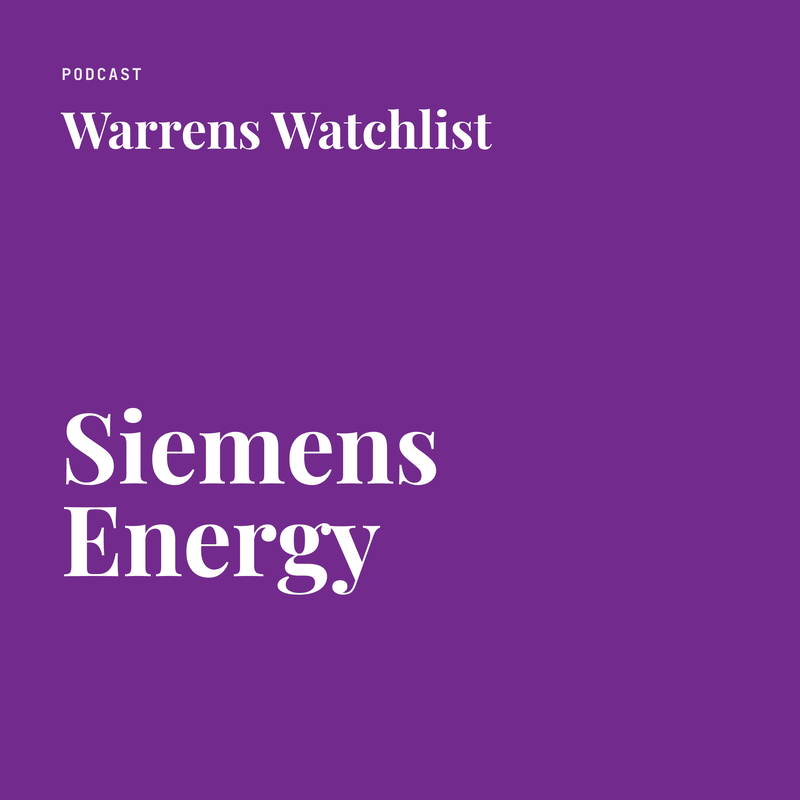 Warrens Watchlist · Siemens Energy