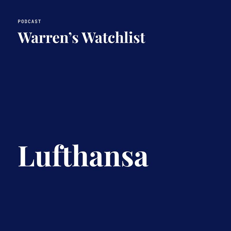 Warren’s Watchlist · Lufthansa