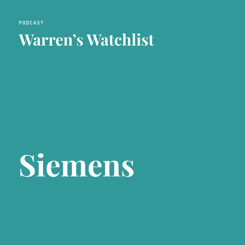 Warren’s Watchlist · Siemens