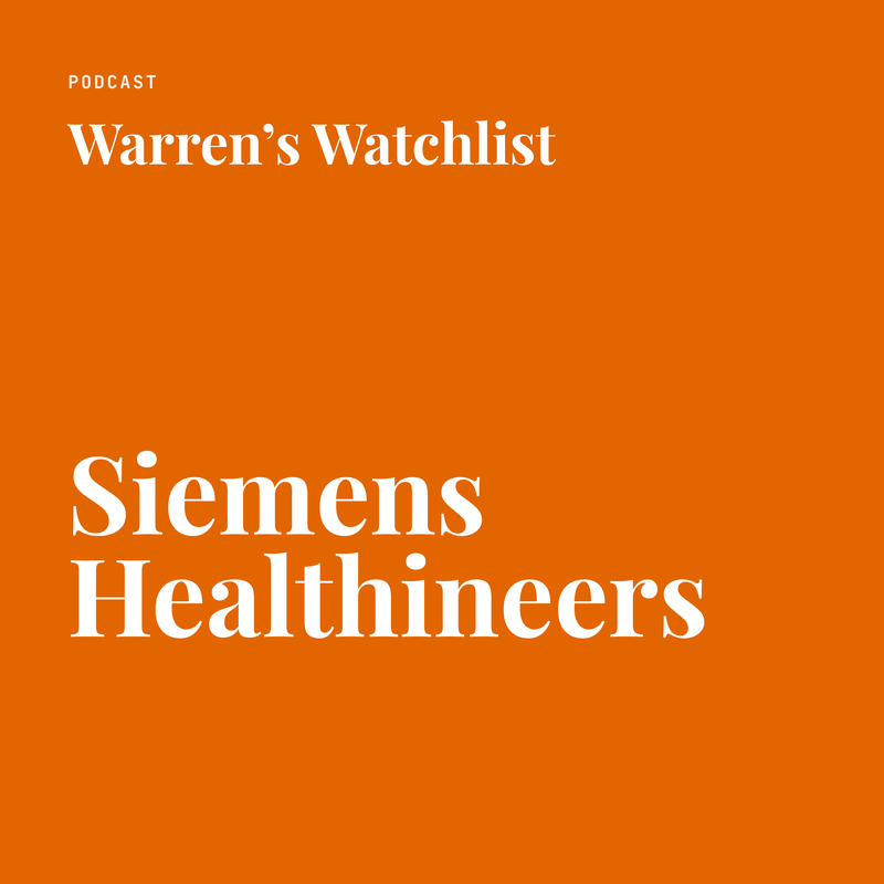 Warren’s Watchlist · Siemens Healthineers
